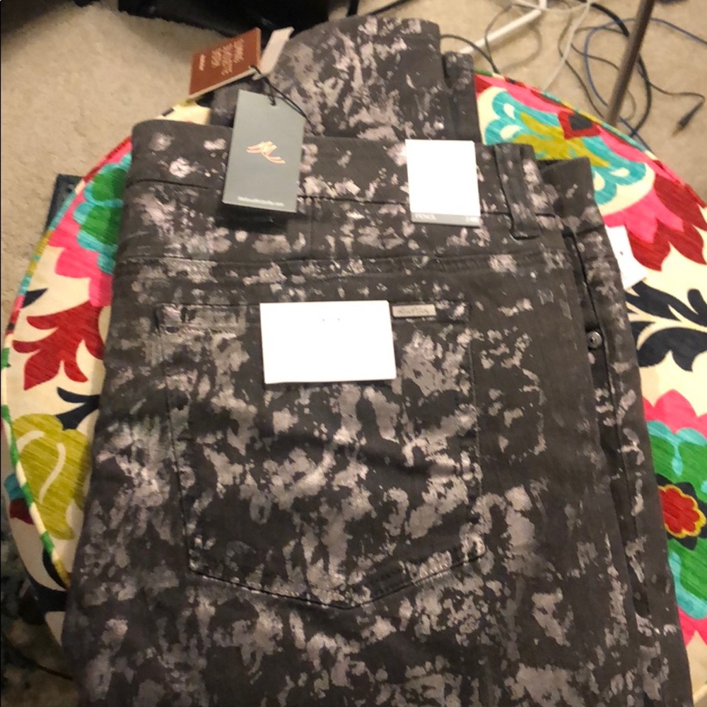 Melissa Mccarthy Seven Jeans grey and metallic